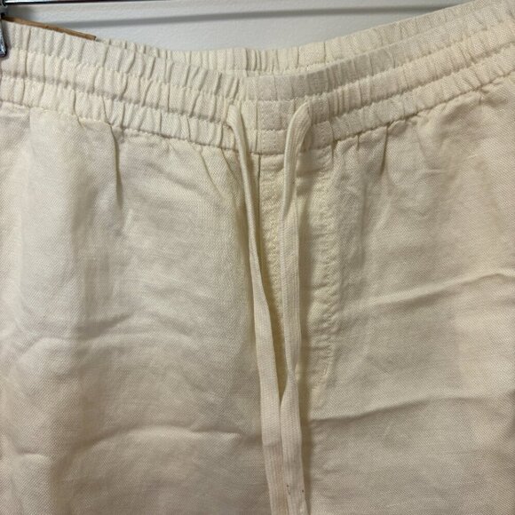 Panama Jack Men's Flat Front Linen Shorts in Cream Size XL NEW Bohemian Summer - Picture 4 of 11